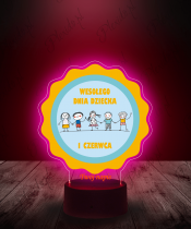Lampka LED 3D Plexido z Nadrukiem Prezent na Dzień Dziecka