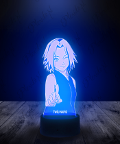 Lampka LED 3D Plexido Naruto Sakura