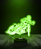 Lampka LED 3D Plexido Żużel Jazda bokiem - 3