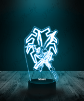 Lampka LED 3D Plexido Blue Beetle Film - 2