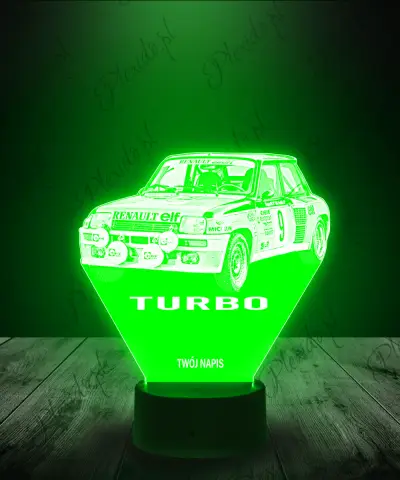 Lampka LED 3D Plexido Renaulu Turbo - 1