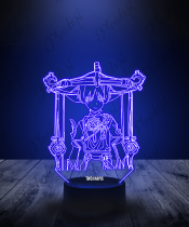 Lampka LED 3D Plexido Genshin Scaramouche