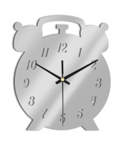 Zegar Ścienny do Salonu Plexido Biały Budzik - 1