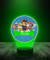 Lampka LED 3D Plexido z Nadrukiem Bajka Psi Patrol - 1