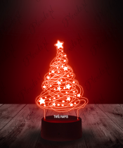 Lampka LED 3D Plexido Choinka Święta - 2