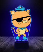 Lampka LED 3D Plexido z Nadrukiem Oktonauci Kwazii - 3