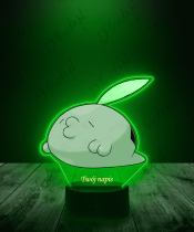 Lampka LED 3D Plexido z Nadrukiem Pokemon Gulpin
