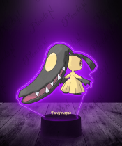 Lampka LED 3D Plexido z Nadrukiem Pokemon Mawile - 2