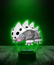 Lampka LED 3D Plexido z Nadrukiem Pokemon Lairon - 2