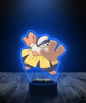 Lampka LED 3D Plexido UV Pokemon Hariyama z Nadrukiem - 3