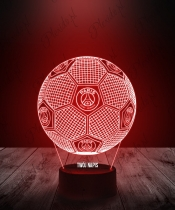 Lampka LED 3D Plexido z Nadrukiem Piłka Nożna Klub Paris Saint-Germain F.C. - 2