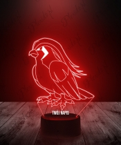 Lampka LED 3D Plexido Pokemon Pidgey - 3