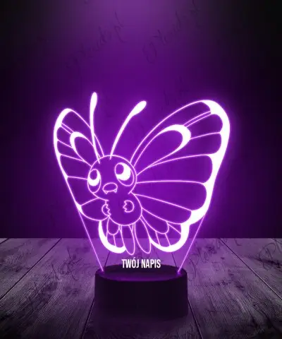 Lampka LED 3D Plexido Pokemon Butterfree - 1
