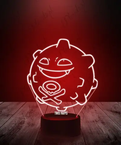 Lampka LED 3D Plexido Pokemon Koffing - 1