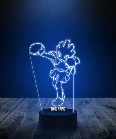 Lampka LED 3D Plexido Pokemon Hitmonchan - 1
