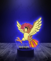 Lampka LED 3D Plexido z Nadrukiem UV Pokemon Pidgeotto - 2