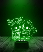 Lampka LED 3D Plexido Bing i Słonik Sula - 1