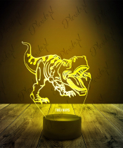 Lampka LED 3D Plexido Dinozaur Park Jurajski Tyranozaur - 2