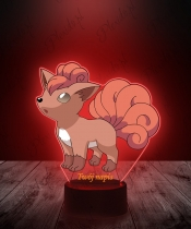 Lampka LED 3D Plexido z Nadrukiem UV Pokemon Vulpix - 2