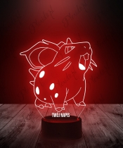 Lampka LED 3D Plexido Pokemon Nidoran♀ - 3
