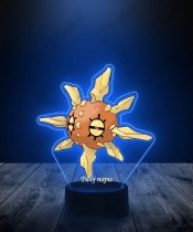 Lampka LED 3D Plexido z Nadrukiem UV Pokemon Solrock - 2