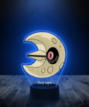 Lampka LED 3D Plexido z Nadrukiem UV Pokemon Lunatone - 2