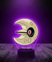 Lampka LED 3D Plexido z Nadrukiem UV Pokemon Lunatone - 3