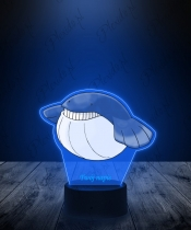 Lampka LED 3D Plexido z Nadrukiem UV Pokemon Wailmer - 3