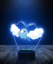 Lampka LED 3D Plexido z Nadrukiem UV Pokemon Swablu - 2