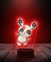 Lampka LED 3D Plexido z Nadrukiem UV Pokemon Spinda - 2