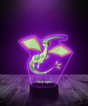 Lampka LED 3D Plexido z Nadrukiem UV Pokemon Flygon - 2