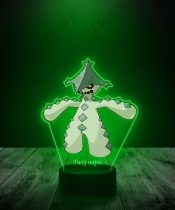 Lampka LED 3D Plexido z Nadrukiem UV Pokemon Cacturne - 2
