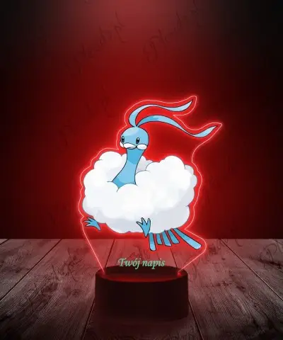 Lampka LED 3D Plexido z Nadrukiem UV Pokemon Altaria - 1