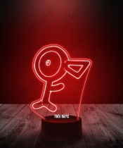 Lampka LED 3D Plexido Pokemon Unown - 3