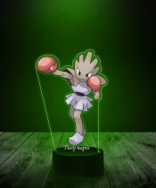 Lampka LED 3D Plexido z Nadrukiem UV Pokemon Hitmonchan - 2