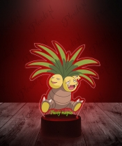 Lampka LED 3D Plexido z Nadrukiem UV Pokemon Exegguto - 2