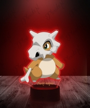 Lampka LED 3D Plexido z Nadrukiem UV Pokemon Cubone - 2