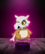 Lampka LED 3D Plexido z Nadrukiem UV Pokemon Cubone - 3