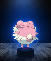 Lampka LED 3D Plexido z Nadrukiem UV Pokemon Chansey - 2