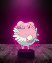 Lampka LED 3D Plexido z Nadrukiem UV Pokemon Chansey - 3