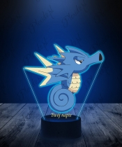 Lampka LED 3D Plexido z Nadrukiem UV Pokemon Seadra - 2