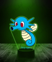 Lampka LED 3D Plexido z Nadrukiem UV Pokemon Horsea - 2