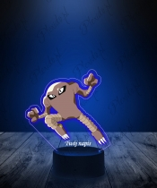 Lampka LED 3D Plexido z Nadrukiem UV Pokemon Hitmonlee - 3