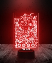 Lampka LED 3D Plexido Zagubieni Rysunek - 3