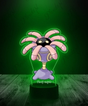 Lampka LED 3D Plexido z Nadrukiem UV Pokemon Lileep - 2