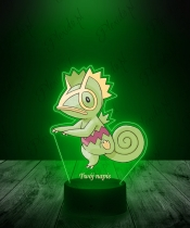 Lampka LED 3D Plexido z Nadrukiem UV Pokemon Kecleon - 2