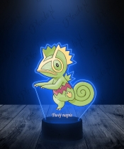 Lampka LED 3D Plexido z Nadrukiem UV Pokemon Kecleon - 3