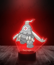 Lampka LED 3D Plexido z Nadrukiem UV Pokemon Dusclops - 3