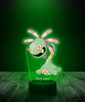Lampka LED 3D Plexido z Nadrukiem UV Pokemon Cradily - 3