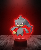 Lampka LED 3D Plexido z Nadrukiem UV Pokemon Banette - 2